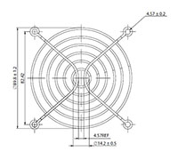 08174 Series Wire Form Fan Guards