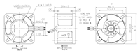 San Ace 40 9P Type 0.14 Ampere (A) Maximum Rated Current at 24 Volt (V) Direct Current (DC) Voltage Fan (109P0424H302)