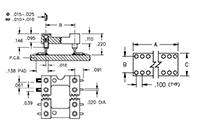 18 Pin Dual In-Line Package (DIP) Socket - 2