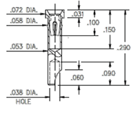 Solder Cup Type Wire Termination Receptacles - 2