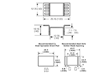 5733 Series Surface Mount (SMT) Board Level Heat Sinks - 2