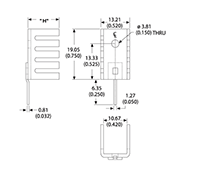 5770 Series Channel Board Level Cooling Heat Sinks - 2