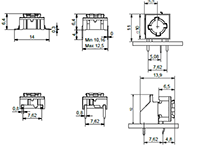 Multimec® 5e -40 to 160 Degree Celsius (ºC) Working and Storage Temperature High Performance Tactile Switch - 2