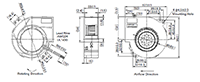 San Ace B97 9BMB Type Direct Current (DC) Blowers - 2