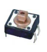 ADTSM Series 12 x 12 Millimeter (mm) Size Mechanical Contact Style Square Stem Switch (ADTSM24NVTR)