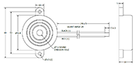 10 Milliampere (mA) Maximum Rated Current and Lead Wire Terminal Material Buzzer Indicator - 2