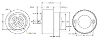 43 Millimeter (mm) Diameter and 2900 Hertz (Hz) Resonant Frequency Buzzer Indicators - 2