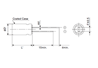 NPCAP™-PSG Series 1000 Microfarad (µF) Capacitance and 8 Millimeter (mm) Diameter (D) Conductive Polymer Aluminum Solid Capacitor - 2