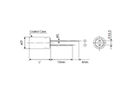 NPCAP™-PSG Series 1000 Microfarad (µF) Capacitance and 10 Millimeter (mm) Diameter (D) Conductive Polymer Aluminum Solid Capacitor - 2