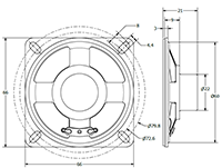 AS Series Speakers (AS06608PS-2-R) - 3