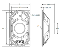 AS Series Speakers (AS07104PO-WR-R) - 3