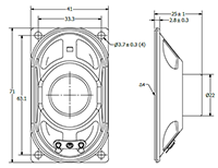 AS Series Speakers (AS07108PO-WR-R) - 3