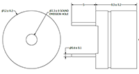 AT Series 2048 Hertz (Hz) Resonant Frequency and 12 Millimeter (mm) Diameter Transducer (AT-1220-TT-9-R) - 2