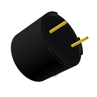 AT Series 2048 Hertz (Hz) Resonant Frequency and 12 Millimeter (mm) Diameter Transducer (AT-1220-TWT-5V-R) - 3