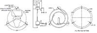 AT Series 3000 Hertz (Hz) Resonant Frequency and 28 Millimeter (mm) Diameter Transducer (AT-2830-TWT-R) - 2