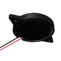 AT Series 4500 Hertz (Hz) Resonant Frequency and 30 Millimeter (mm) Diameter Transducer (AT-3045-TF-LW110-R) - 3