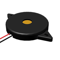 AT Series 4500 Hertz (Hz) Resonant Frequency and 30 Millimeter (mm) Diameter Transducer (AT-3045-TF-LW110-R)