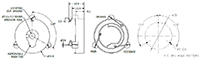 AT Series 2500 Hertz (Hz) Resonant Frequency and 34 Millimeter (mm) Diameter Transducer (AT-3425-TWT-R) - 2