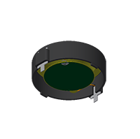 AT Series 2500 Hertz (Hz) Resonant Frequency and 46 Millimeter (mm) Diameter Transducer (AT-4625-TT-HT-R) - 3