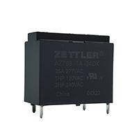 AZ769 Series 24 Volts (V) Nominal Coil Direct Current (DC) Voltage 25 Ampere (A) Miniature Power Relay