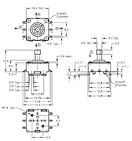 JS Series 5208 Navigation Switches - 2