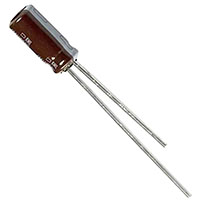 KMG Series 470 Microfarad (µF) Capacitance and 25 Volt (V) Working Direct Current (DC) Voltage Miniature Aluminum Electrolytic Capacitor