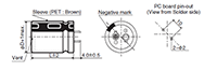 KMQ Series 220 Microfarad (µF) Capacitance and 30 Millimeter (mm) Diameter (D) Large Capacitance Aluminum Electrolytic Capacitor - 2