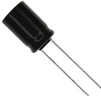 KXG Series 22 Microfarad (µF) Capacitance and 10 Millimeter (mm) Diameter (D) Miniature Aluminum Electrolytic Capacitor