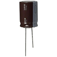 KXG Series 47 Microfarad (µF) Capacitance and 18 Millimeter (mm) Diameter (D) Miniature Aluminum Electrolytic Capacitor (EKXG451ELL470MM25S)