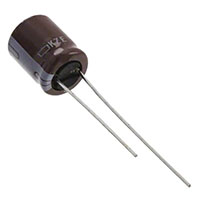 KY Series 220 Microfarad (µF) Capacitance and 10 Millimeter (mm) Diameter (D) Miniature Aluminum Electrolytic Capacitor