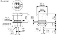 ES Series Heavy-Duty Emergency Stop Pushbutton Switches - 2