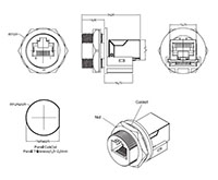 GM67X Series Ingress Protection (IP) 67 Connectors - 2