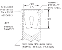 7 Contact Size Receptacles with Standard Tail - 2