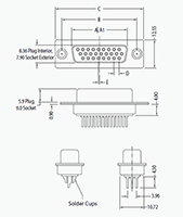 K86X Series D-Subminiature Connectors - 2