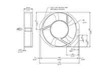 OA125 Series Alternating Current (AC) Voltage Fans - 2