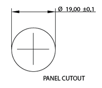 Q19 Series Panel Mounting Light Emitting Diode (LED) Indicators - 2