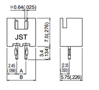 XH Series 2 Circuits Disconnectable Crimp Style Side Entry Type Connector - 2