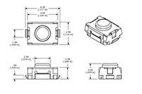 TL1015 Series Tact Switches - 2