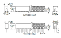 Surface-Mount Technology (SMT)/Through-Hole Locking Sockets - 2