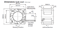 San Ace 38, 9GV Series 3.8 4.8 Watt (W) Rated Input Power Direct Current (DC) Voltage Fans - 2