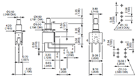 TP Series Tiny Washable Momentary Pushbutton Switches