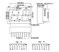 Common Anode Dual Digit Numeric Display - 2