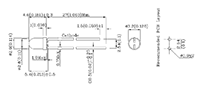 62.5 Milliwatt (mW) Power Dissipation (P<sub>D</sub>) T-1 Solid State Light Emitting Diode (LED) Lamp (XLUG11D) - 2