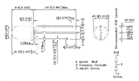 T-1 3/4 Bi-Color Indicator Lamps - 2