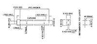 75 Milliwatt (mW) Power Dissipation (P<sub>D</sub>) T-1 Solid State Light Emitting Diode (LED) Lamp (XLUR61D) - 2