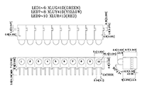 Right Angle Light Emitting Diode (LED) Indicators