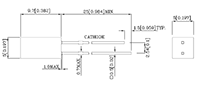 Square Top Light Emitting Diode (LED) Lamps - 2