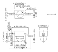 Subminiature Solid State Blue Lamp - 2