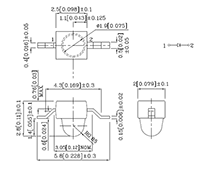 Subminiature Solid State Green Lamp (XZDG46W-9) - 2