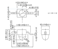 Subminiature Solid State Red Lamp (XZM2ACR46W-9)